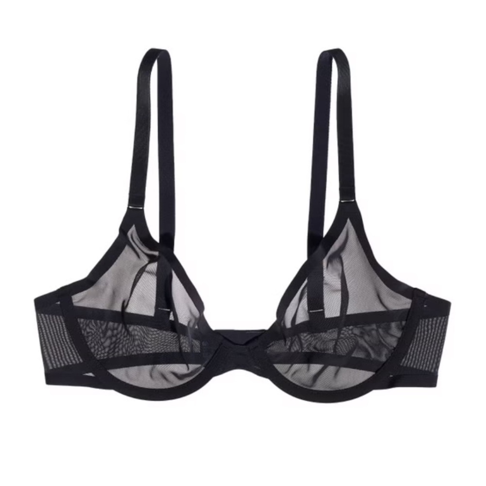 CUUP The Plunge Mesh Black 32B